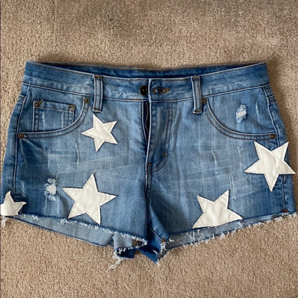 Denim shorts- NEVER BEEN WORN